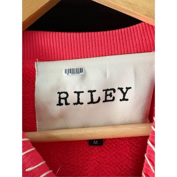 NWT Riley x Free People Chicago Hand Stitched Crew Neck Pullover Sweatshirt Med - Picture 8 of 13